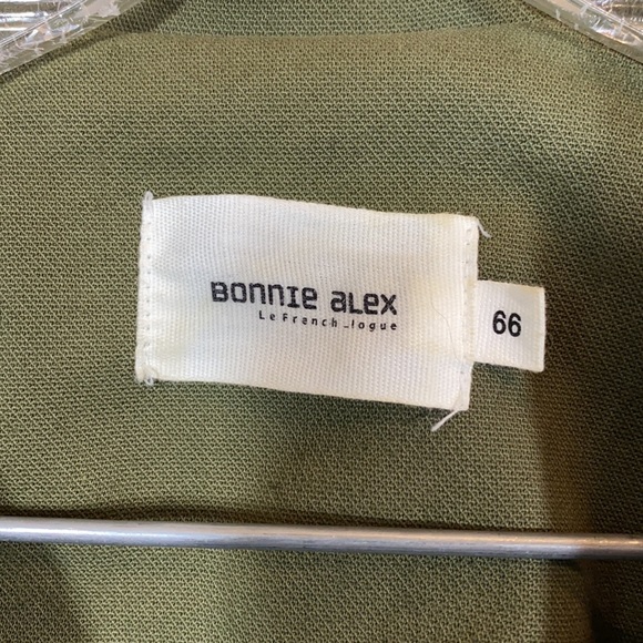Bonnie Alex army green long jacket size 66 - Picture 5 of 14